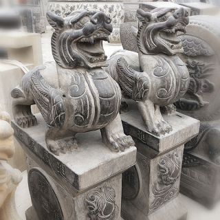 歷史的人們對石雕貔貅的尊敬
