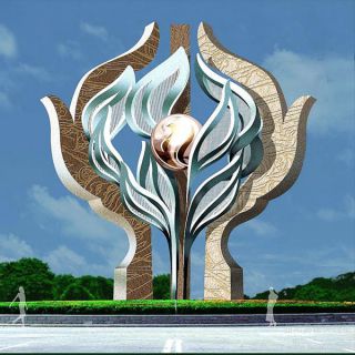 不銹鋼雕塑在城市公共環(huán)境空間中的應(yīng)用