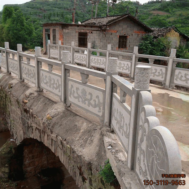 路橋青石雕花欄板雕塑