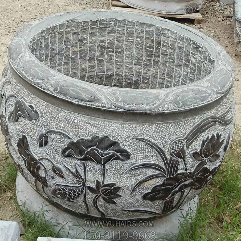 庭院寺廟大型景觀(guān)裝飾品花盆雕塑