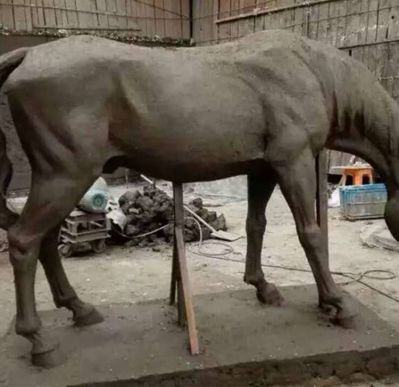 玻璃鋼抽象動物馬園林廣場景觀雕塑