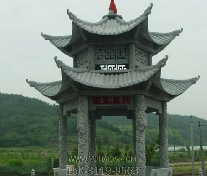 鄉(xiāng)村建設(shè)景觀擺放仿古建休閑涼亭雕塑