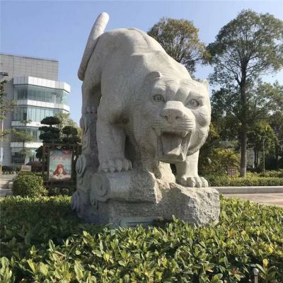 公園大理石石雕園林景觀(guān)獅子雕塑